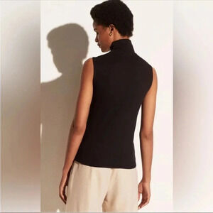 Lafayette 148 New York Sleeveless Turtleneck Sweater